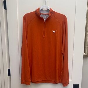 Texas Longhorns Long Sleeve Men's Zip Pullover